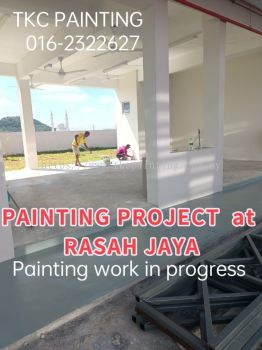 PAINTING PROJECT AT RASAH JAYA (BANGLO)