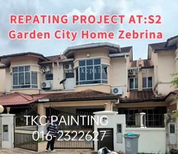 #REPAINTING PROJECT AT:S2 Garden City Home Zebrina