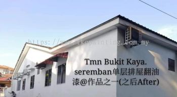 #单层排屋翻新油漆#REPAINTING PROJECT At#Tmn Bukit Kaya.