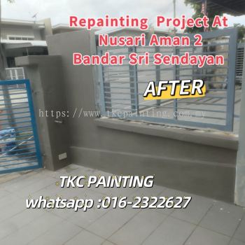 #Repainting Project At #Nusari Aman 2#Bandar Sri Sendan