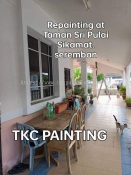 #Repainting Project at #Tmn Sri Pulai#sikamat#seremban.