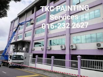 Repainting  at Rasah #Mawar Hospital .(external  &Internl  wall painting project)