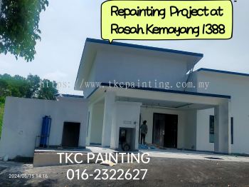 翻新油漆工程于#Repainting Project  at #Rasah Kemayang  1388