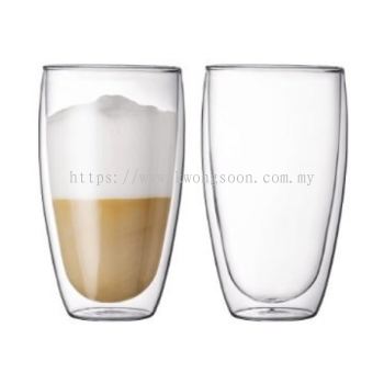 28S20 330ML Double Layer Latte Glass 