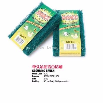 Sponge Scouring Pad With Sponge Green Colour Pad 