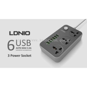 LONIO Auto Max 3.4A 6 USB Power Socket LDNIO 