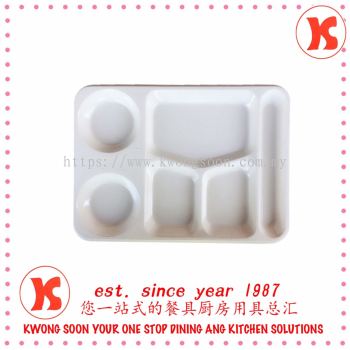 6 Compartment Tray (Melamine) Product Malaysia Code: CTY1512