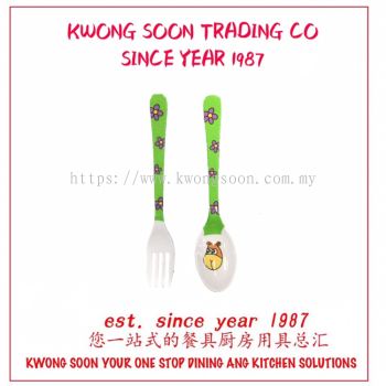 Melamine Table Baby Cartoon Spoon Fork Melamine Wholesale Kitchen Dining Supply 