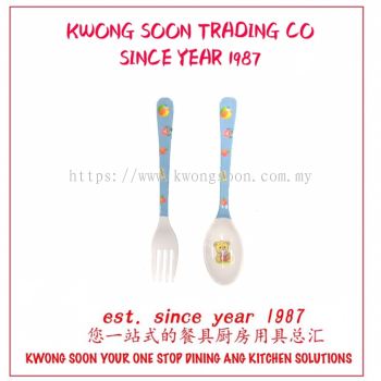 Melamine Table Baby Cartoon Spoon Fork Melamine Wholesale Kitchen Dining Supply 