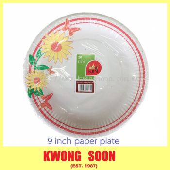 6 7 8 9 Inch Paper Plate Flower
