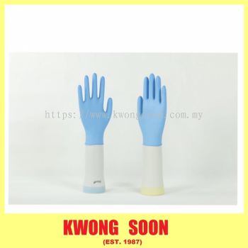 Blue White Latex Glove Medical Glove Medical Grade Disposable Glove