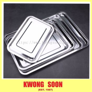 Stainless Steel Food Tray Buffet Tray Deep Tray Shallow Tray Silver Tray