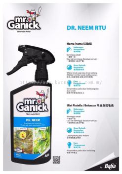 Baba Mr. Ganick Dr. Neem RTU (500ML) (PT-8003) Ubat Ulat Non Toksik