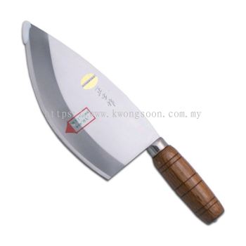 BUTCHER KNIFE WITH WOOD HANDLE - BS422