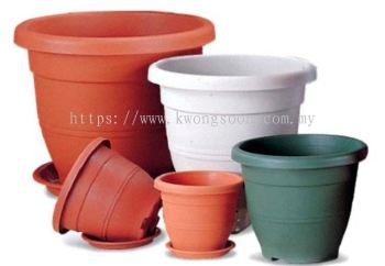 Baba Round Gardening Pot 圆形塑料花盆