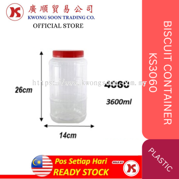 PET BOTTLE CONTAINER 3060 4060 / BISCUIT CONTAINER / PET SWEET CONTAINER /BALANG KUIH  ǹ