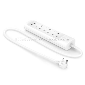 Kasa Smart Wi-Fi Power Strip, 3-Outlets KP303