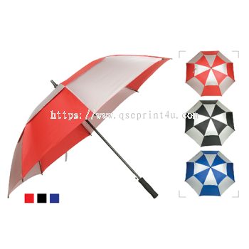 U7016 - 30" Auto Double Layer Umbrella