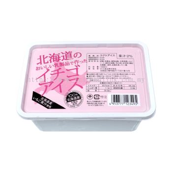 SAKURA SYOKUHIN HOKKAIDO NO OISHI NYUUSEIHIN DE TSUKUTTA ICHIGO ICE 1000ML(FROZEN)(ICE CREAM)