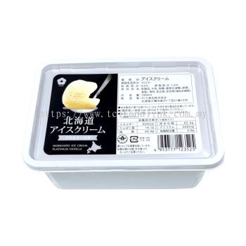 SAKURA SYOKUHIN HOKKAIDO ICE CREAM PLATINUM VANILLA 1000ML(FROZEN)(ICE CREAM)