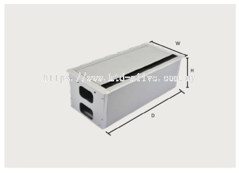 ALUMINIUM RECTANGLE WIRE COVER WITH HOLE