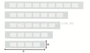 ALUMINIUM VENTILATION COVER - 5 HOLE