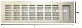 ALUMINIUM VENTILATION COVER WITH HOLE