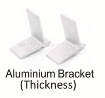 ALUMINIUM MINI POLE BRACKET (THICKNESS)