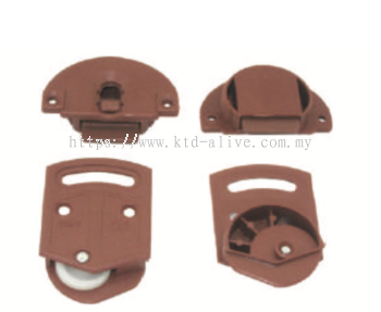 LIGHT DUTY ROLLER GUIDE SET - BROWN