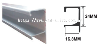 T3556 24MM ALUMINIUM PROFILE HANDLE