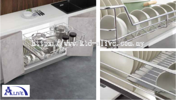 MULTI-FUNCTION PULL OUT BASKET WITH UNDERMOUNT SLIDE