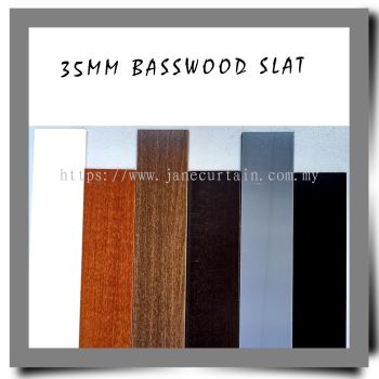35MM Basswood Slat