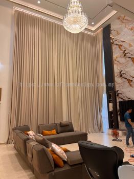 Ripple Fold Curtains Day And Night Resort Villa Sendayan 