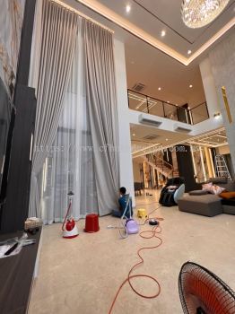 Ripple Fold Curtains Day And Night Resort Villa Sendayan 