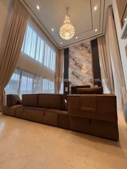 Ripple Fold Curtains Day And Night Resort Villa Sendayan 