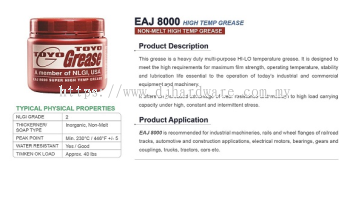 TOYO HIGH TEMP GREASE EAJ 8000 (WS)