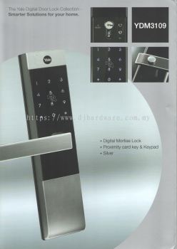 YALE DIGITAL DOOR LOCK YDM 3109 (WS)