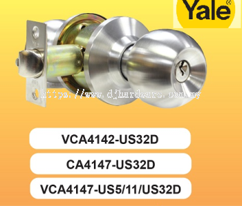 YALE HANDLES & KNOBS NEW ESSENTIAL RANGE VCA 4142 US32D (WS)