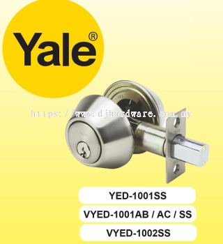 YALE HANDLES & KNOBS NEW ESSENTIAL RANGE YED 1001SS (WS)