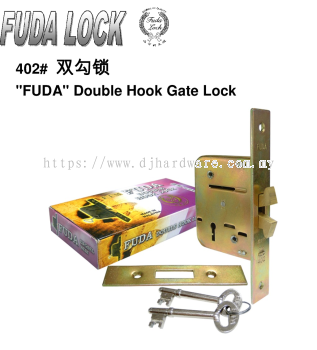 FUDA DOUBLE HOOK GATE LOCK 402 (WS)