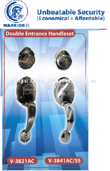 WARRIOR DOUBLE ENTRANCE HANDLESET V 3821 AC (WS)