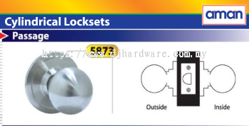 AMAN CYLINDRICAL LOCKSTES PRIVACY 5873 (WS)