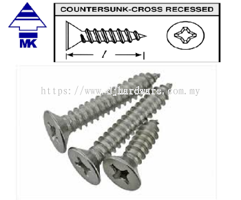 MK COUNTERSUNK CROSS RECESSED (WS)