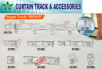 CURTAIN TRACK & ACCESSORIES SUPER TRACK DOSO (WS)