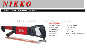 NIKKO INDUSTRIAL AIR SAW CT 500