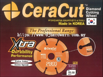 CERACUT DIAMOND CUP WHEEL PROFESSIONAL EQUIPMENTS & TOOLS XTRA DURABILITY PERFORMANCE SUPER DRY 2900 PRO (WS)