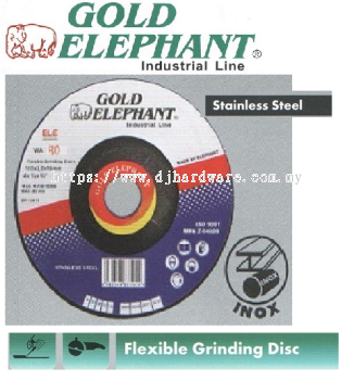 GOLD ELEPHANT INDUSTRIAL LINE FLEXIBLE GRINDING DISC STAINLESS STEEL EFS 430 (WS)