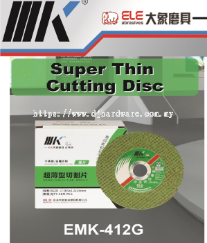 ELE ELEPHANT ABRASIVES SUPER THIN CUTTING DISC EMK 412G (WS)