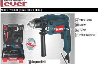 LEVER ELECTRIC POWER TOOLS ELECTRIC IMPACT DRILL 13mm VPIDK04 (TS)