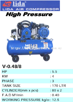 LIDA AIR COMPRESSOR HIGH PRESSURE V 0.48 (TS)